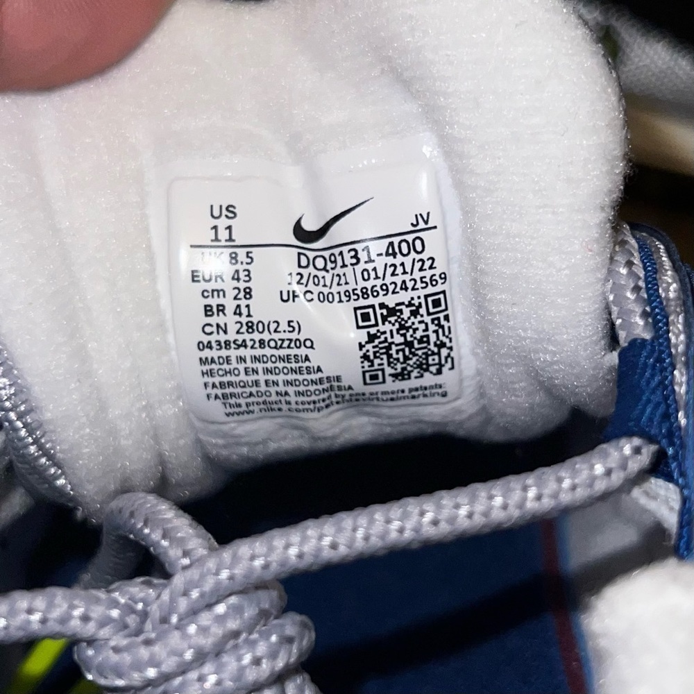 NWOB Nike Shoes Women’s Nike Air Max 97 Og Atlantic Blue/Yellow Dq9131-400 - Picture 4 of 12